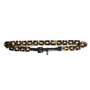 YSL Tortoiseshell Link Belt sz  32.5"-34.5"